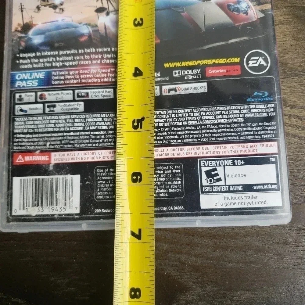 Need for Speed Hot Pursuit pS3 PlayStation 3